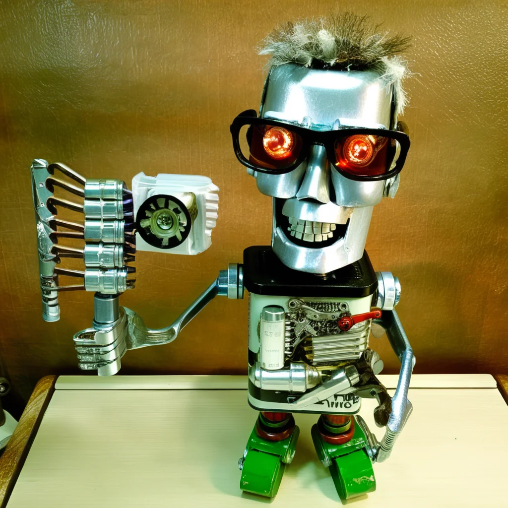 recyclforge terminator<lora:recyclforge:1>
