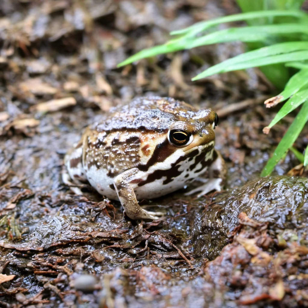 rain frog , <lora:Rain Frog SDXL 2:.8>, in the forest