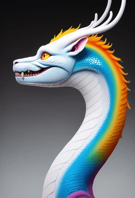 prideb4fall, no humans, from side, solo, rainbow eyes, teeth, gradient, gradient background, scales, glowing, profile, eastern dragon, rainbow dragon, simple background, black background, made of rainbows, rainbow overlay, pride month, rainbows
zPDXL2
