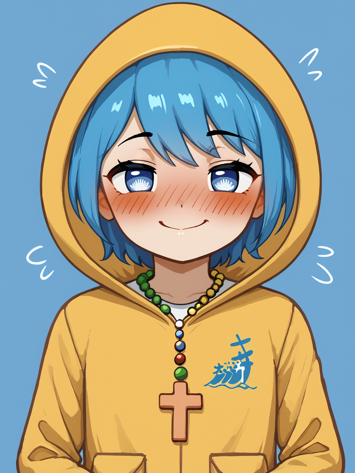 <lora:Luce (Jubilee 2025) PDXL:0.85> luce, smirk, coy, smug, blushing