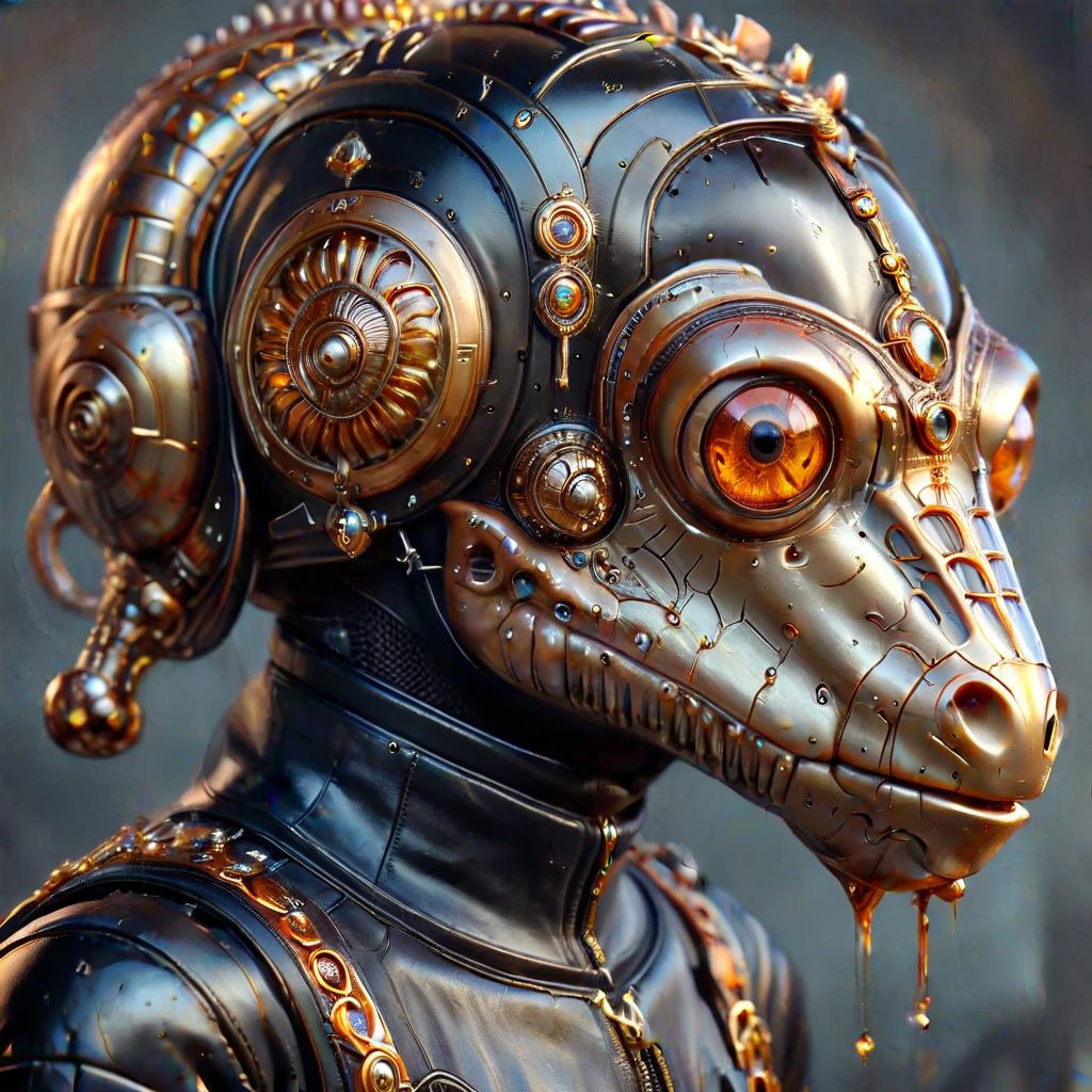 (upper body shot), (kangaroo|giraffe in an intricate black spacesuit with a ((semi-transparent helmet)) that covers her face completely, blue cat eyes,
((shooting a RaygunGothicStyleAI that shoots rays in an O shape)), perfect, intricate, :1.1), wearing a super sexy leather ranger outfit, by ZdzisBaw BeksiDski's and H.R. Giger and Stefan Martiniere and Tomer Hanuka, (A giant snail|octopus attacking),  hyper detailed, award winning on artstation.com,(intricate details, masterpiece, best quality:1.4), looking at viewer, dynamic pose, wide angle view, dense fog, Different shades of oxblood red and deep orange and lemon yellow, embellished with gold decoration, fractal art, in the style of nicola samori, Intense gaze, Bright... ,Model, expression