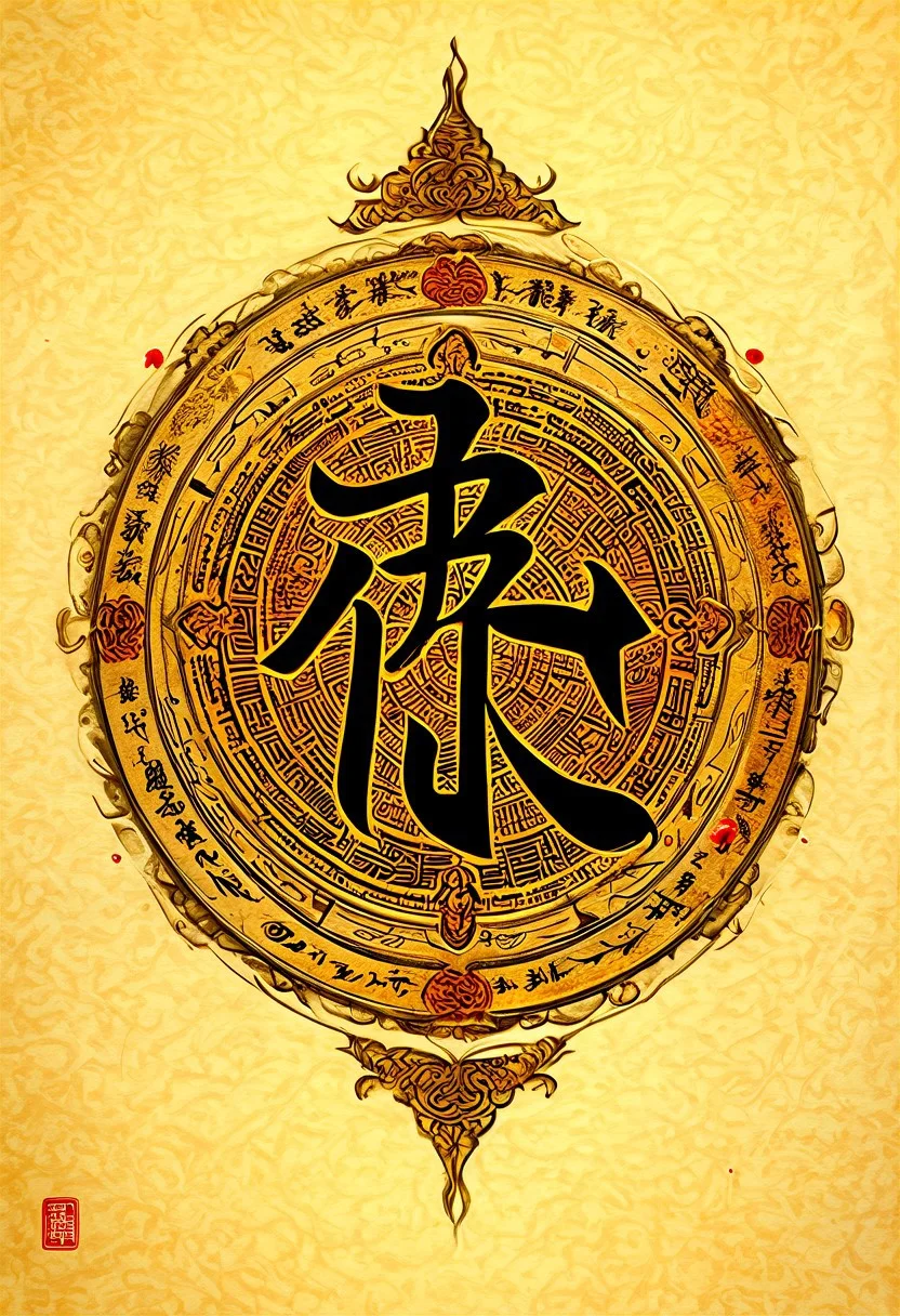 (masterpiece, top quality, best quality), extremely detailed background, good composition, good anatomy, perfect lighting, good shading, zen calligraphy, (realistic:1.3),