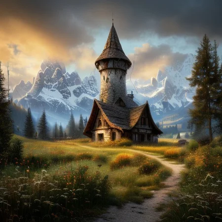 realistic analog photo, award winning photo,
fantfa, background, mountain, trees, foreground, field, house, farm, farmland, witow, a wizard tower,
high-quality, crisp, sharp, professional-grade, high-resolution, fine detail, accurate colors, low noise, fast shutter speed, wide dynamic range, precise focus, RAW, highres, 8k, uhd, High Dynamic Range, tonemapping, crisp details,
