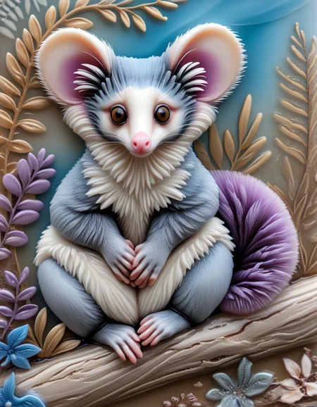 greater glider <lora:novuschroma54 style:1> novuschroma54 style