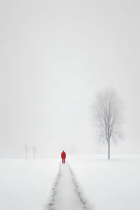 <lora:Akos Major style:1>Akos Major style - David Burdeny art depicting It seems he's near me as I walk One who loved what love denied He lives these years that I walk blind All these years cannot be mine