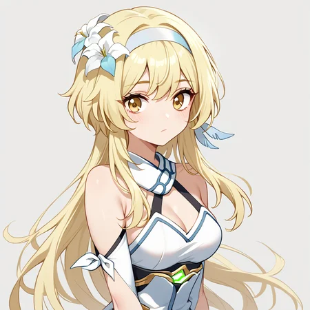 score_9, score_8_up, score_7_up, simple background,
1girl, jfcut, long hair, hairband, lumine, 
 <lora:jellyfish_haircut_pony_v1:0.5>