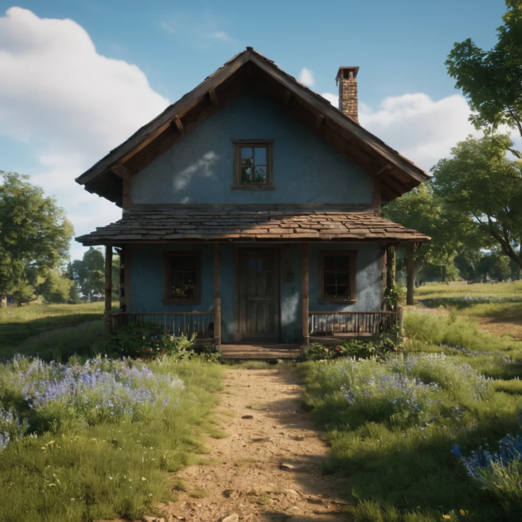 cinematic film still of <lora:Unreal Engine style:1>
An Unreal Engine image of a small house in a field with a tree,outdoors,sky,day,cloud,tree,blue sky,no humans,grass,scenery,fence,door,house , realistic, realism, photorealism, hyperrealism, hyperrealistic, realistic, sharp, detailed, cinematography style, film light style, movie still, professional photography, artistic, perfection, contrast, cinematic, filmic, high quality photo, 8k quality, colorful, photography style, 3D computer graphics, Blender, 3ds Max, Maya, Cinema 4D, ZBrush, AutoCAD, LightWave 3D, Adobe Dimension, virtual reality, 3d, different people, real-time 3D, Epic Games style, Unreal Engine style, shallow depth of field, vignette, highly detailed, high budget, bokeh, cinemascope, moody, epic, gorgeous, film grain, grainy