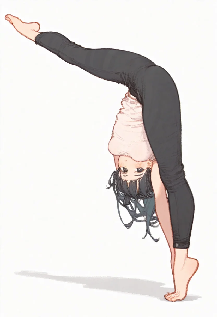 score_9,score_8_up,score_7_up BREAK 1girl,solo,source_anime,long_hair,<lora:ç»èæ»å1.4 StS_PonyXL_Detail_Slider_v1.4_iteration_3:4>,<lora:ARTIST__å·å£ã¤ããµ-Kawaguchi_Issa:0.8>,full body,bow back,barefoot,flexible,tiptoes,spinning,black_pants,hip hop,<lora:naipV3:0.8>,on back,