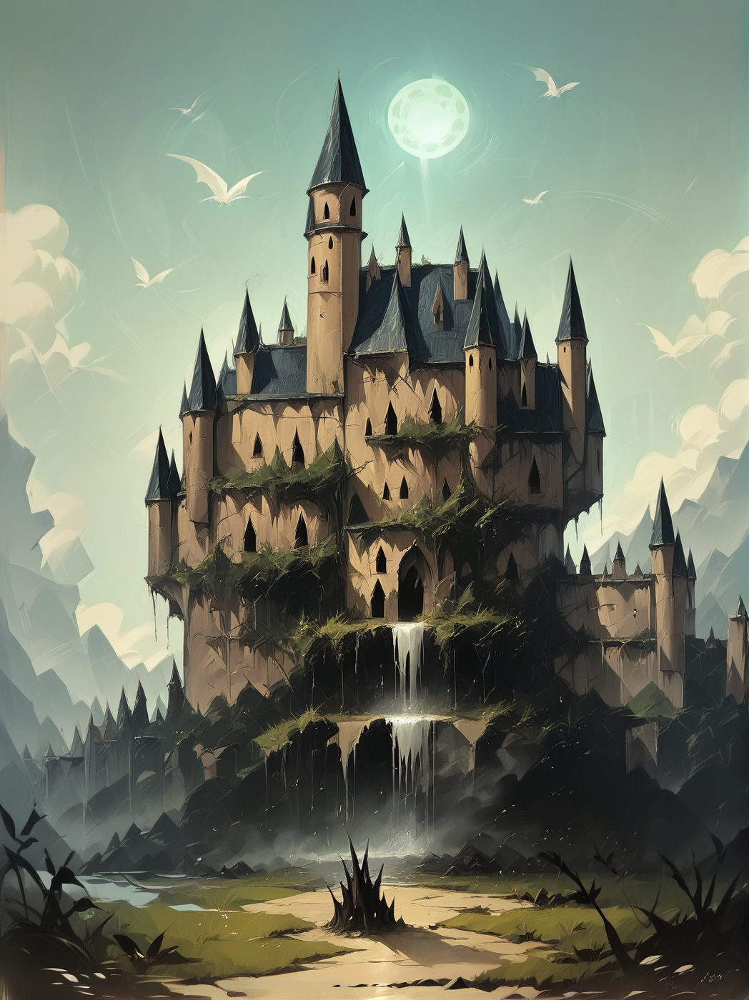 score_9. score_8_up, score_7_up, score_6_up, score_5_up, score_4_up, d4rk01l, castle, mood, creepy, <lora:d4rk01lXLP:0.8>