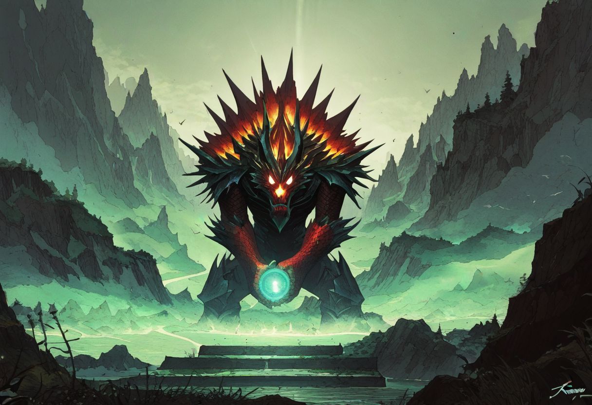 <lora:Kenva:1.0> score_9, knva, halftone effect,epic composition,stunning intricate details,glowing,dragons and horses,verdant mountains and rivers,heroes roam. masterpiece,best masterpiece,