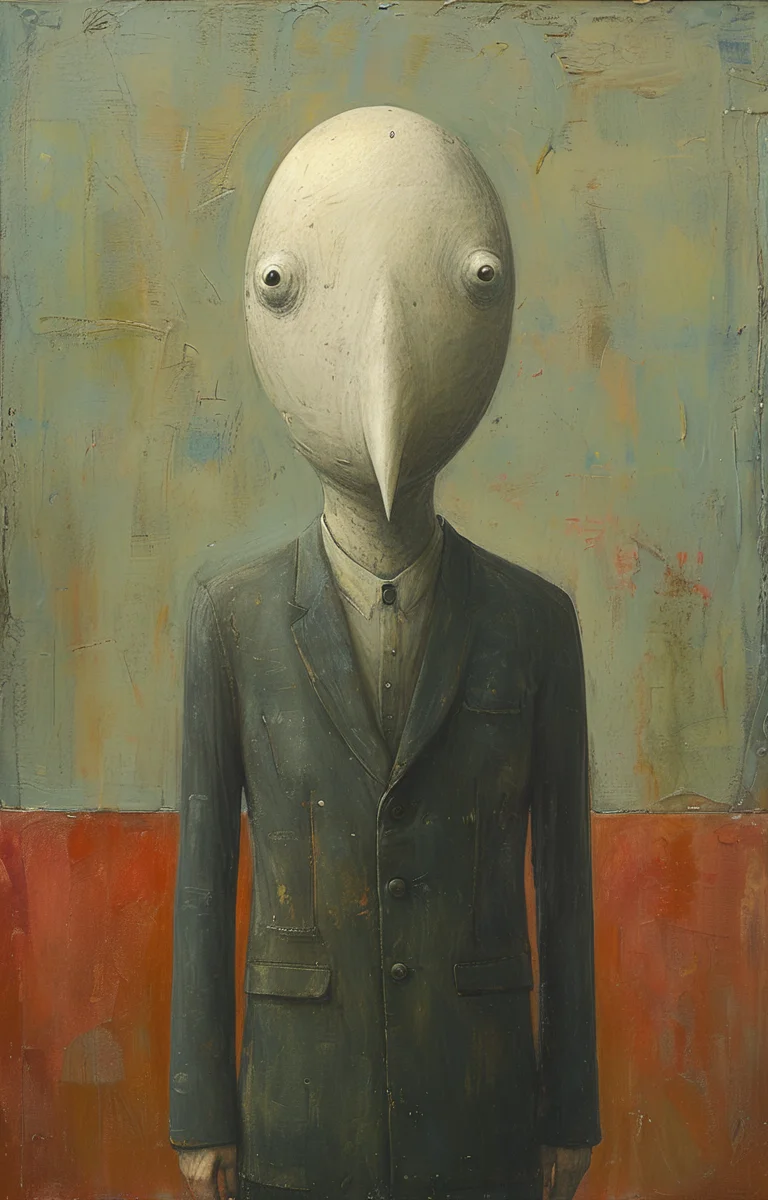 masterpiece,best quality,<lora:tbh161-sdxl:0.9>,illustration,style of Shaun Tan, portrait of noble man