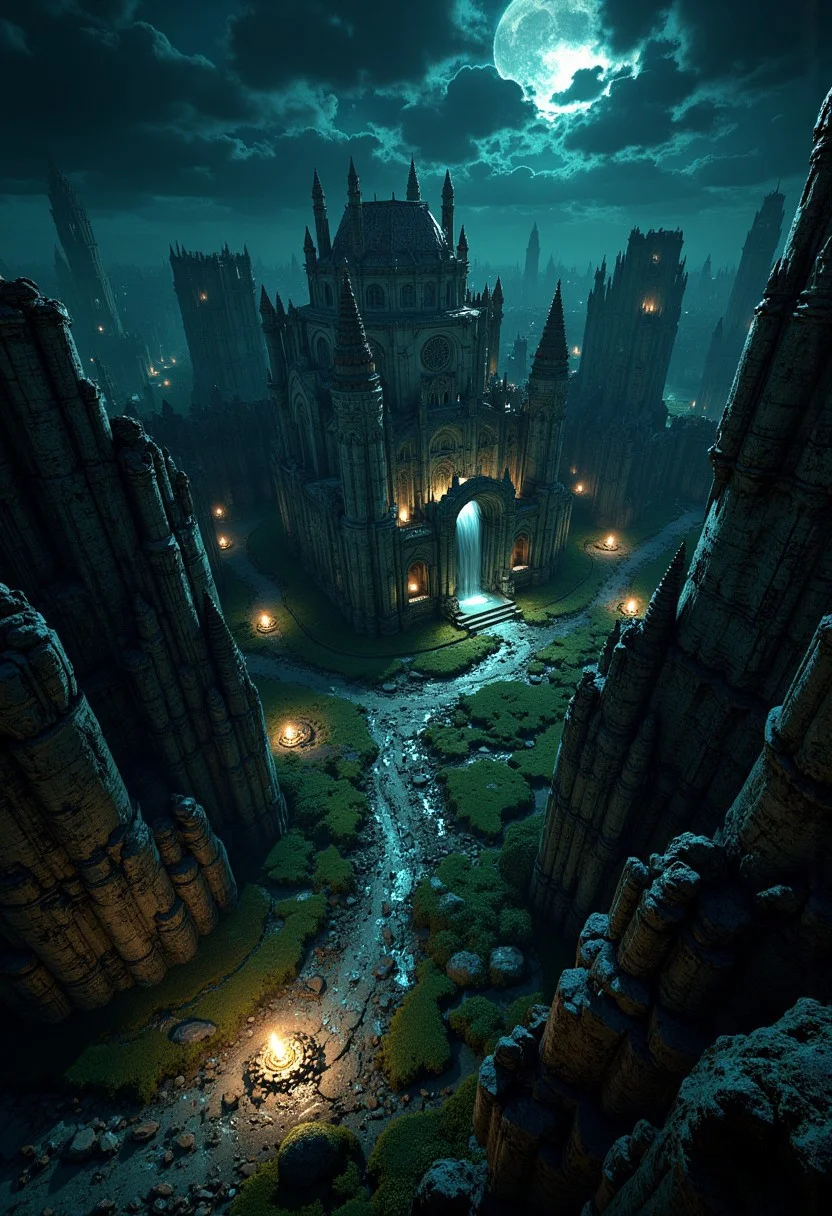 On certain nights the ghost of the noble lady wanders among the castle ruins. 