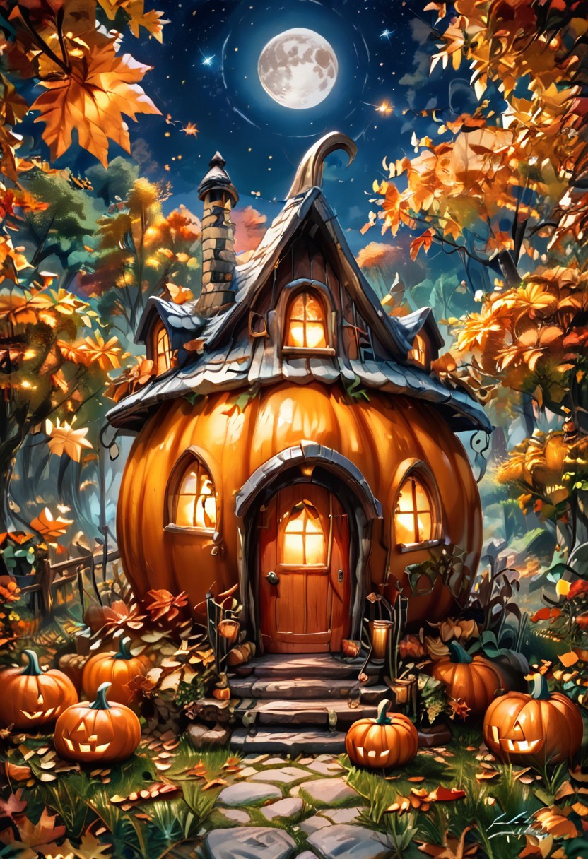 score_9, score_8_up, score_8,
🎃
zzPumpkinHouse, starry sky, moon, leaf,  grass, jack-o'-lantern, autumn leaves ,
🎃
zPDXL