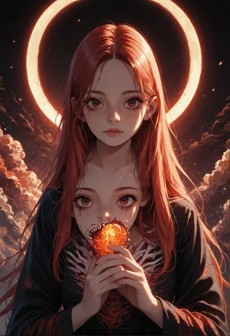 score_9,score_8_up,score_7_up,embedding:zPDXL2, masterpiece,best quality,highly detailed,detailed background, film grain,colorful,glowing,hand person,Expressiveh, , f33f4l, 1girl, long hair, horror \(theme\),<lora:增强\(增强)sdxl_lightning_8step_lora.safetensors:1.0:1.0> <lora:增强\(增强)Expressive_H-000001.safetensors:0.8:0.8> <lora:增强\(增强)Hands XL 4.safetensors:1.0:1.0> <lora:增强\glowneon_xl_v1.safetensors:1.0:1.0> <lora:Vixon\Vixon's Pony Styles Feelfal.safetensors:0.8:0.8>