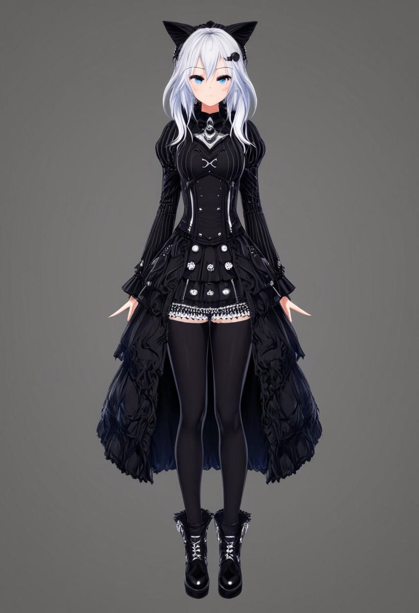 dreamcore style, highly detailed,1 girl,full body
