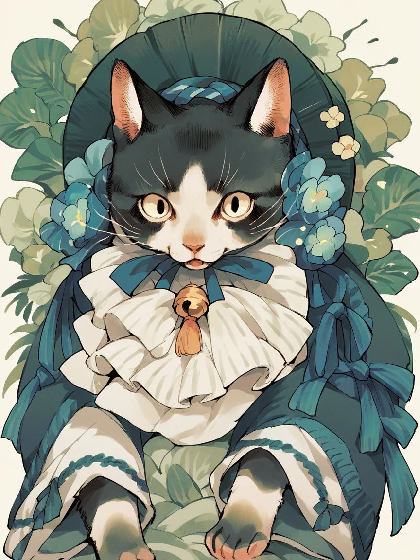 score_9, score_8_up, score_7_up, score_6_up, score_5_up,  <lora:tonbippoXLP:1> tonbippo, no humans, animal, cat
