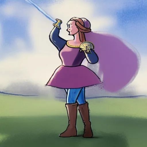 princess-knight-art horse