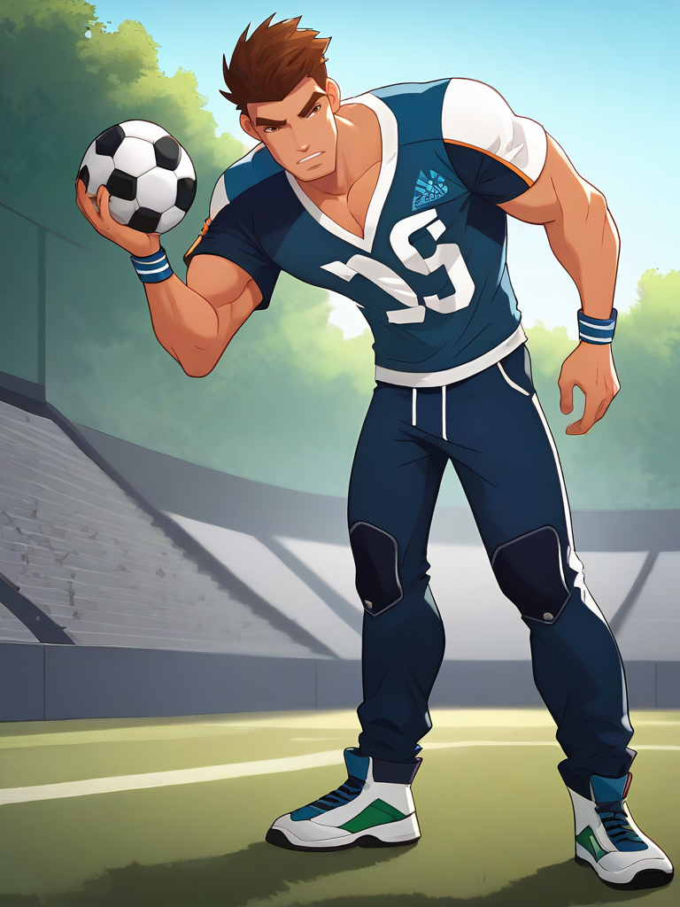 score_9, score_8_up, score_7_up, animemen, 1man w1nx_m6le9,  full body shot, football player, outdoors
<lora:Winxm_pxl_0.1:0.9>
<lora:Smooth Anime 2 Style SDXL_LoRA_Pony Diffusion V6 XL:1>