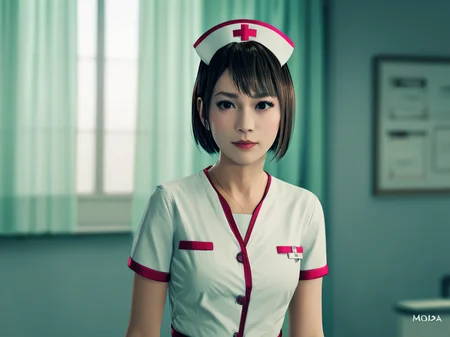 score_9, score_8_up,score_7_up,1girl, <lora:Saeko_Mukoda:0.8>saeko mukoda,nurse cosplay,