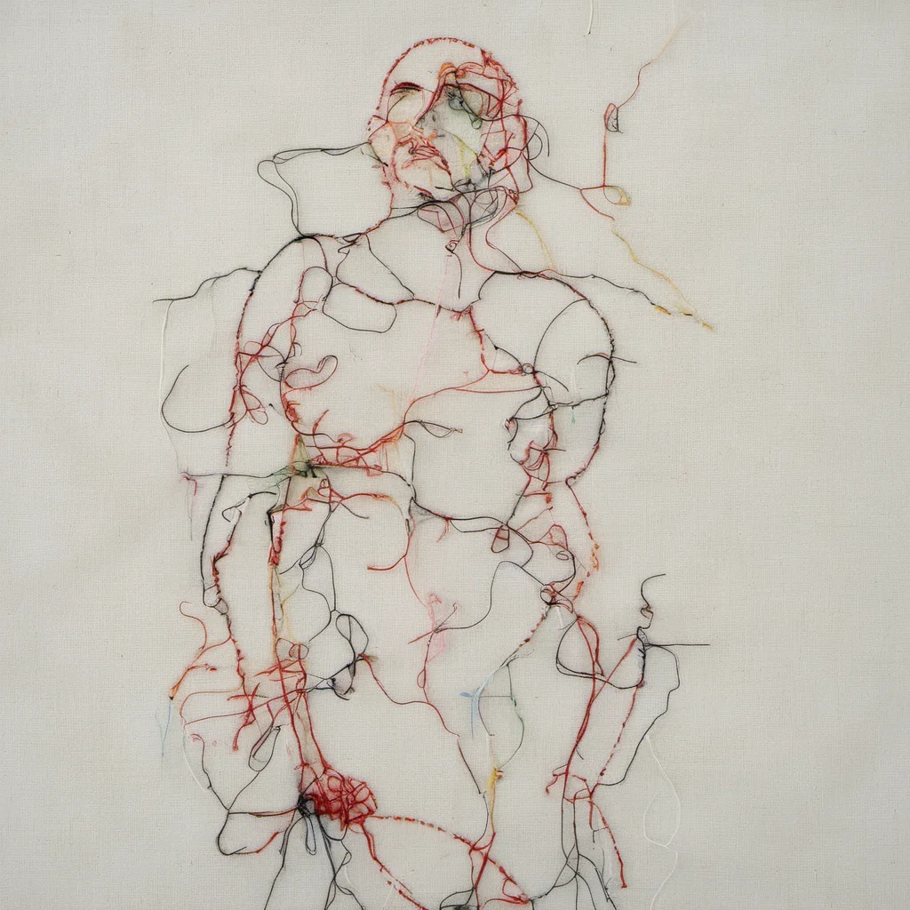 <lora:SDXL_needlework_Sa_May:1> needlework, a body of woman