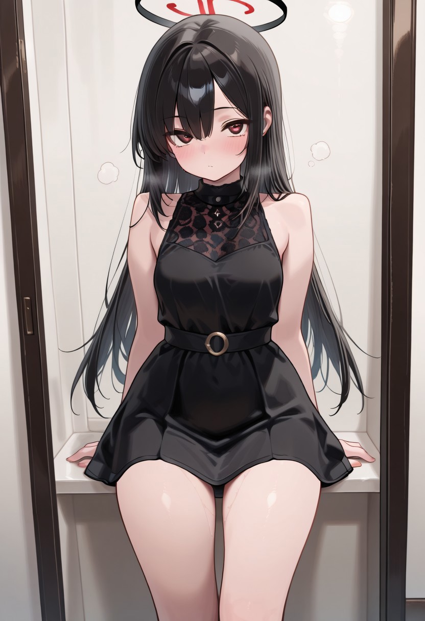 masterpiece, best quality, amazing quality, very aesthetic, absurdres, little black dress