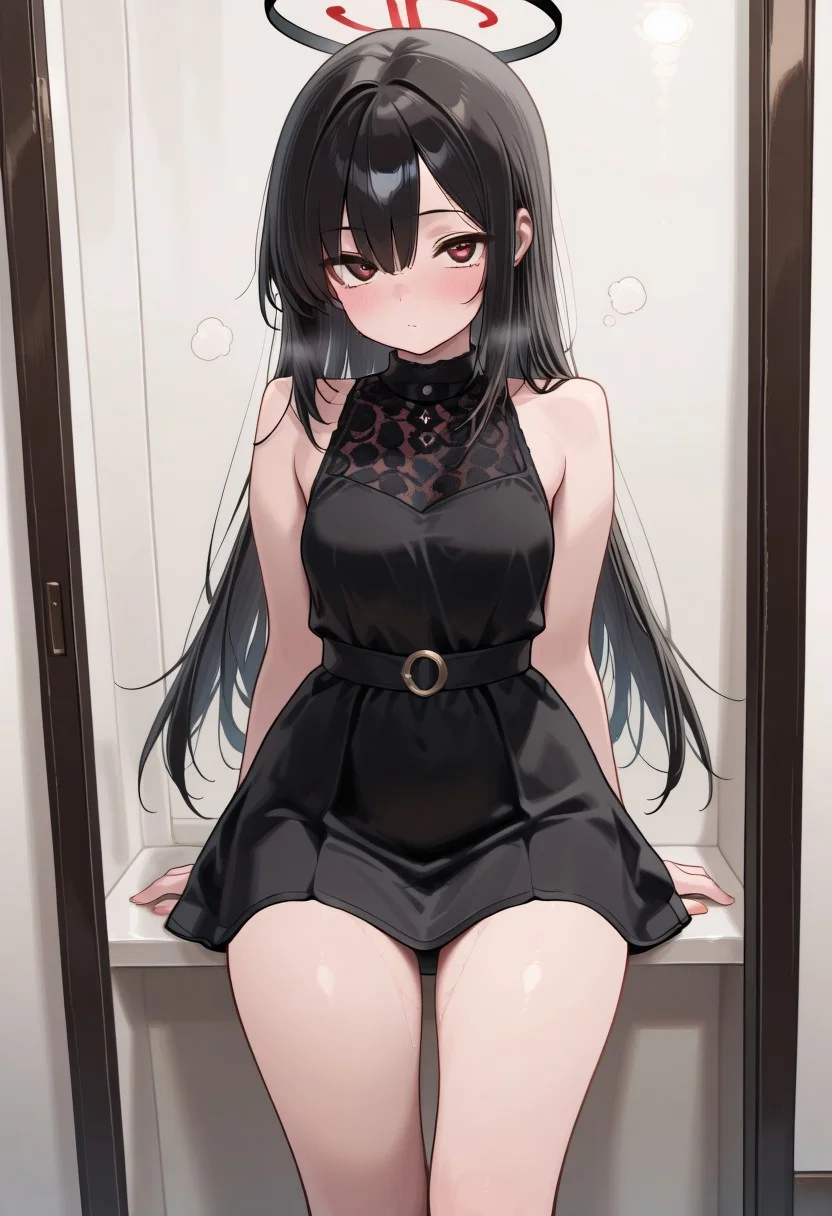 masterpiece, best quality, amazing quality, very aesthetic, absurdres, little black dress