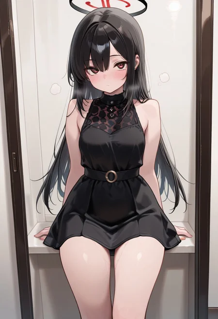 masterpiece, best quality, amazing quality, very aesthetic, absurdres, little black dress