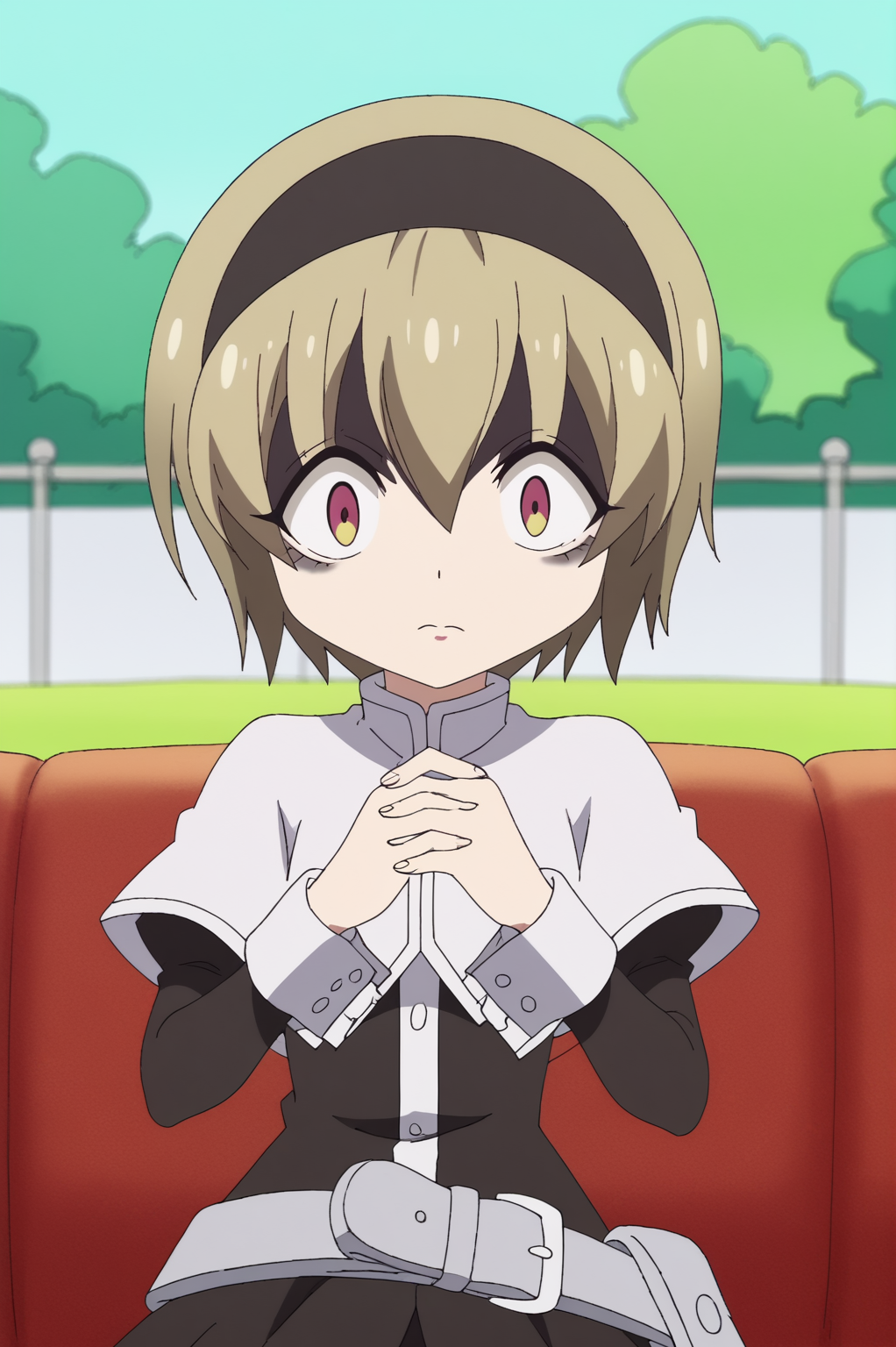 anime screencap, rating safe, Pekora, upper body <lora:Jashin-chan_Dropkick-Pekora-PDXL:0.8>
