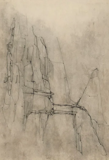 a professional hand sketch of architecture,
(POV view , DOF, first people view from the entrance, low angle shot:1.4),
(Ancient civilization, Alien Prometheus movie scene, dune movie scene:1.5), (The colonial city of the future, in the mist-filled Grand Canyon, on an unknown Earth-like planet, 2 moon on sky, Spaceship flight connects colonies, waterfulls:1.3), (Machu Picchu, a mountain settlement, incredibly spectacular:1.2), (Mario Botta:1.3), (avant-garde, future, reality, science fiction, photorealistic), (modern architecture:1.2), White limestone with black granite, fountain, waterfall, landmark, square, path, narrow street,
(Large Files, Ultra Realistic, 8K, 16k, FHD, HD, VFX, Perfect, Photography, composition, Architecture Sales Photography, Architecture Competition, Ultra High Resolution, Cinematography, High Resolution Image:1.1), (dramatic lighting, direct sunlight, ray tracing, clear shadow:1.2),  (real landscape:1.1), (blurred background:1.0), (urban background, more_details) ,
great lighting, extremely detailed, hillscastel, Neo Classic, Architecture sketch