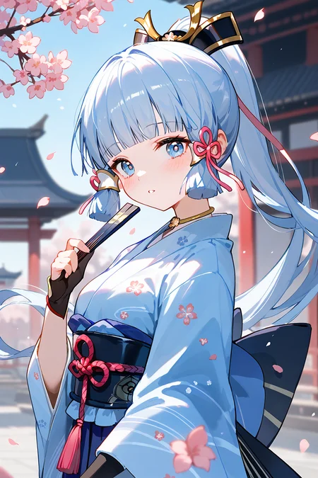 (score_9,score_8_up,score_7_up),<lora:Kamisato Ayaka(Genshin Impact)-v1:1>,Kamisato Ayaka(Genshin Impact),1girl,kamisato ayaka,solo,gloves,japanese clothes,kimono,blue eyes,hair ornament,long hair,flower,holding fan,hand fan,floral print,black gloves,ponytail,looking at viewer,bangs,holding,hair flower,cherry blossoms,petals,ribbon,bow,blunt bangs,wide sleeves,falling petals,folding fan,hair ribbon,sash,mole under eye,blush,long sleeves,hair bow,blue hair,choker,mole,outdoors,obi,frills,sidelocks,black bow,pink flower,parted lips,print kimono,upper body,white hair,blurry,tress ribbon,alternate costume,night,architecture,hand up,pink ribbon,light blue hair,breasts,white kimono,blurry background,very long hair,flower knot,tassel,east asian architecture,
NSFW,expressive,amazing quality,ultra hd 32k,