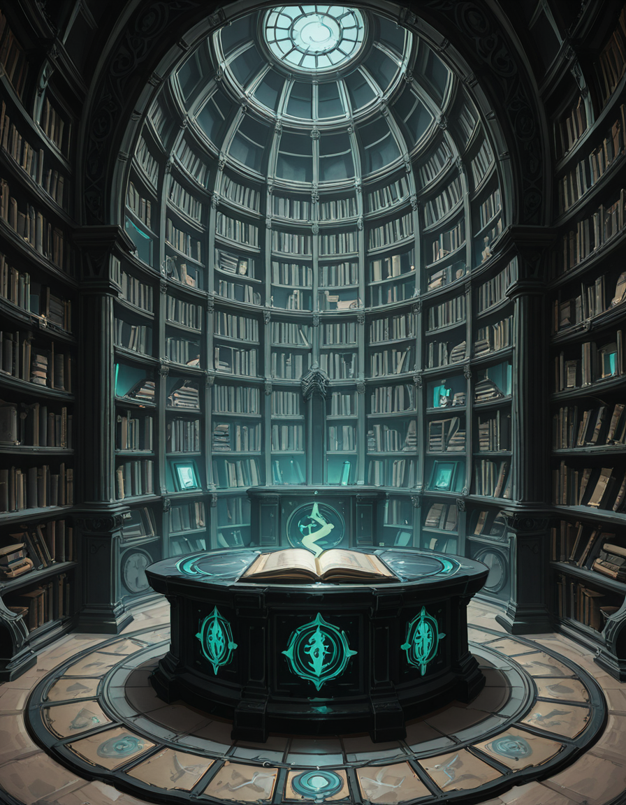 Buried deep within the necromancerâs fortress lies the Library of the Forgotten, an ancient, labyrinthine archive where no living hands have ever turned a page. The immense chamber stretches endlessly into the darkness, its towering bookshelves carved from obsidian and bone, spiraling upwards into unseen heights. The very air hums with an eerie resonance, filled with the whispers of knowledge long abandoned by the mortal world.
The shelves are packed with tomes bound in withered flesh, their covers etched with shifting runes that glow faintly with unholy light. Some books seem to breathe, their spines expanding and contracting like living creatures, while others are locked with chains of rusted iron, sealed by ancient curses too dangerous to be unleashed. Scrolls, brittle with age yet untouched by time, hover in the air, slowly unraveling and reforming, as if reading themselves in a silent, endless cycle.
At the heart of the library stands a massive circular desk, hewn from black stone and inlaid with veins of glowing green energy. Upon its surface, quills made from skeletal fingers hover above open grimoires, tirelessly transcribing forbidden knowledge in ink that shimmers like liquid shadow. Dust does not settle hereâonly the weight of forgotten secrets, pressing down like an invisible hand upon any who dare enter.
Above, the ceiling is a vast cosmic void, an endless expanse of swirling darkness where distant, malevolent stars flicker in unnatural constellations. Occasionally, something moves between the stars, a shape vast and unknowable, watching the library in silence.
In the farthest reaches of the chamber, towering stone monoliths stand, inscribed with ever-shifting text in a thousand dead languages. Some glow faintly, others pulse like beating hearts, their inscriptions rearranging as if whispering among themselves. The floor between them is covered in intricate ritual circles, their markings pulsating with a faint, necrotic glow, hinting at the presence of knowledge too terrible to be contained within mere books.
No footsteps ever disturb the silence, no voices break the eternal stillnessâonly the endless rustling of pages turning on their own, the quiet scraping of phantom quills, and the occasional, distant sound of something shifting among the shelves.
This is not a place of learning.
It is a tomb of knowledge, a repository of secrets too dangerous to be spoken, where books are not just readâthey watch, listen, and remember.
Style & Mood :
- Dark fantasy, gothic horror, necromantic aesthetics
- Cinematic, highly detailed, eerie lighting
- Infernal atmosphere, filled with shadows, glowing runes, and whispering books
- Inspired by the works of ZdzisÅaw BeksiÅski, H.R. Giger, and dark medieval occultism 
<lora:SDXLFaeTastic2400:0.4> <lora:extremely_detailed:0.4> extremely detailed,necromancer l1br4ry, <lora:necromancer_l1br4ry-i:1>, Masterpiece,best quality,hi res,8k,hi res,8k,award winning,(sharp focus, intricate, highly detailed),