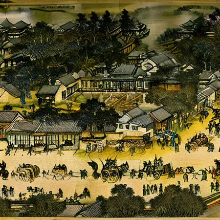 qingmingshanghe, <lora:qingmingshanghe>