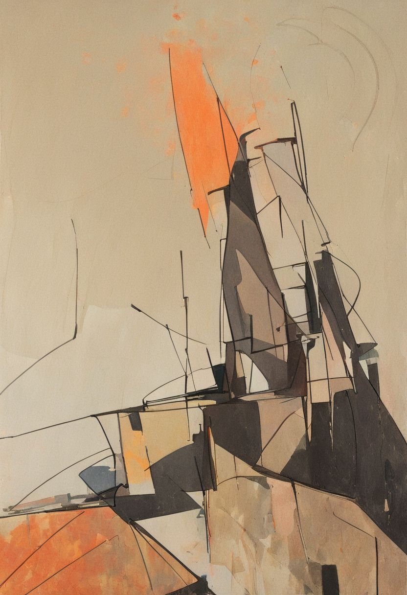 (Silhouette of a house on the cliff beside coast, flat painting background:1.5),
(abstract painting, impressionism, watercolor, oil painting brushstrokes, oil painting texture:1.3),
(brutalist architecture, BRIGHT green AND DARK BROWN color palette, curve LINE, circle, ellipse, core), AK, abstract, deconstruction, geometry, geometric composition,paint painting,harmonious colors, black frame,rectangle, tilt, flat painting, framex, horizontal, Constructivism, Fauvism,