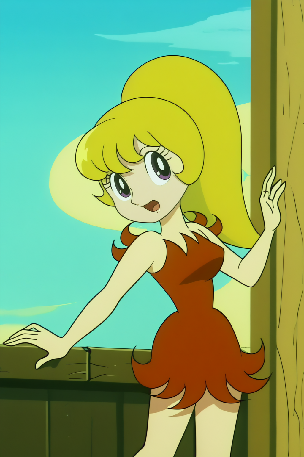 hecate, rating_safe, solo, red dress, anime screencap <lora:COMMISSION_Princess_Knight-Hecate-PDXL:1>
