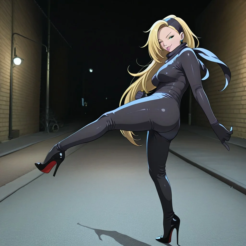 LAL_Kunoichi, high heels sokate 1girl kick man, kicked, background, detailed, street:1.1 background, detailed background, ;p, :p
masterpiece, best quality, absurdres, newest, perfect quality, detailed background, intricate details, great lighting