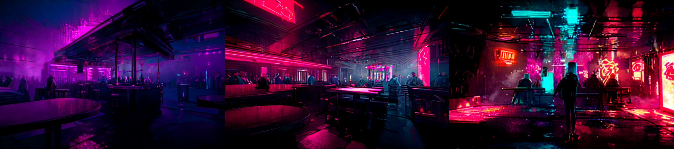 highly insanely detailed, masterpiece, top quality, best quality, highres, 4k, 8k, RAW photo, (very aesthetic, beautiful and aesthetic), 
__lazy-wildcards/subject/env-bg-interior/cyberpunk_club/prompts__, 
<lora:Cyberpunk_Club:1>, 
(1girl:1.3), 1other, 
__lazy-wildcards/dataset/background__,âââ