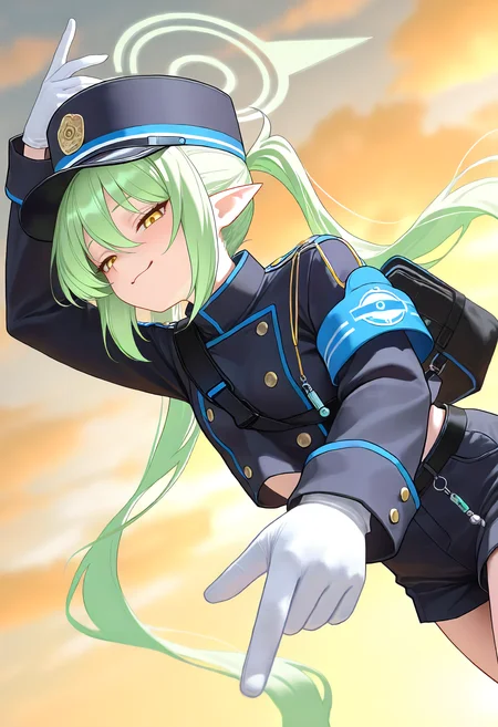 1girl, honored, nozomi \(blue archive\), blue archive, cloud, yellow sky, smirk, half-closed eyes,
<lora:cfg_scale_boost:0.3>,<lora:nai_noob_new_1536:0.3>,<lora:nyaliaXLNBVP1lokrV6311P:0.3>, <lora:illustriousXL_stabilizer_v1.23:0.4>, <lora:honored:0.9>, (masterpiece, best quality, newest, highres:1.3), good quality, very aesthetic, absurdres, newest, very awa,