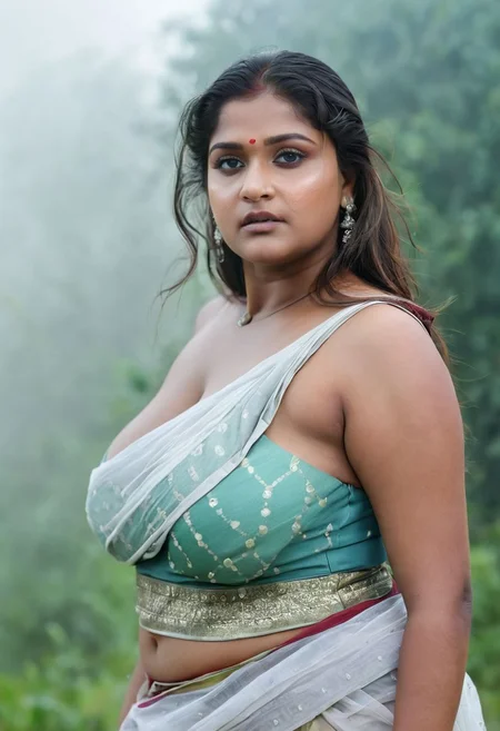 busty fantasy model,indian, 1girl , flat jut, OUTDOOR, photography, Stoic,8k, epic, detailed photograph, shot on kodak detailed, bokeh, cinematic, hbo, volumetric fog, volumetric light,Extremely Realistic,more detail