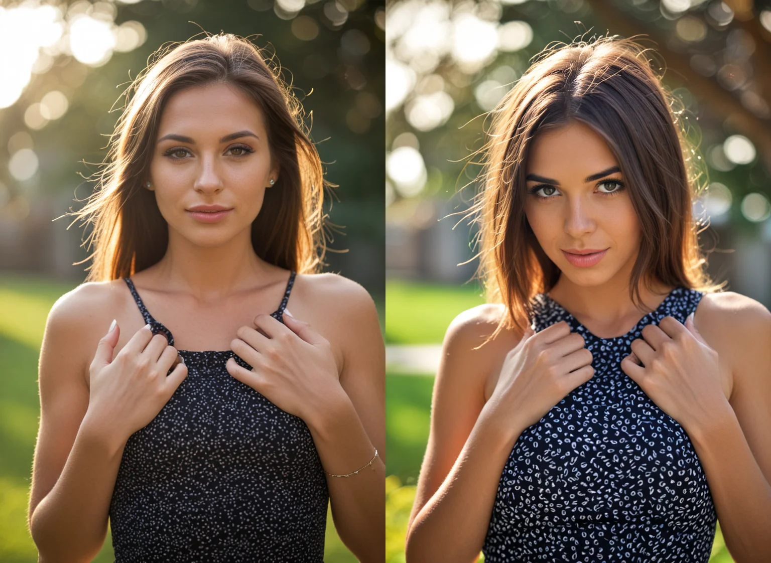 Beautiful woman portrait, bokeh, dress
{|<lora:cuteness-xl1:0.5>}, <lora:sdxl_lightning_8step_lora:1.0>