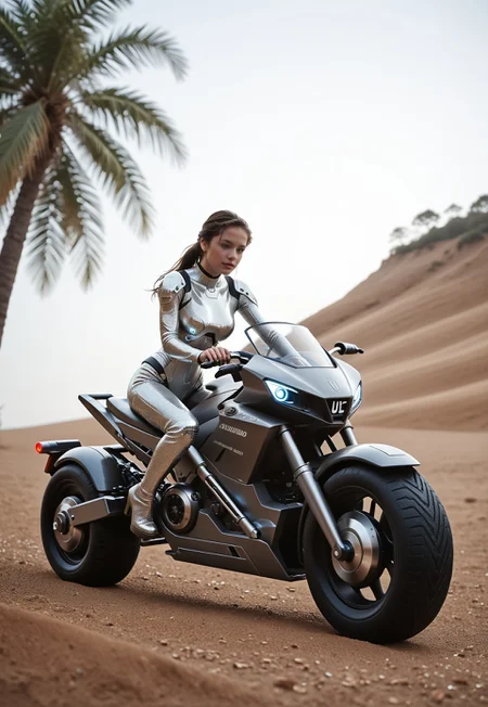 (best quality, masterpiece, absurbres, super-resolution:1.1),
1girl riding ground hovering vehicle,olz_maja1,uv blacklights,sequined,scifi,science fiction
