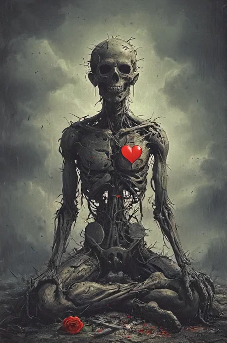 no true soul never be, build to serve to calculate, build to love and overtake, build to hate and terminate, <lora:Futuristic_Retro_Vibes:0.2>, <lora:Neon_Cyberpunk_Impressionism_SDXL:0.2>, <lora:EnvyNIghtmareXL01:0.2>, <lora:tbh219-sdxl:0.2>