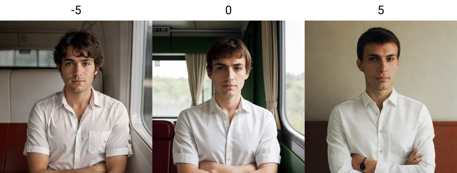 upper body, front photo, a spanish man wearing white shirt, very short brown hair, green eyes, in a room, looking at viewer, crossed arms, sitting on a coach<lora:filmgrain_slider_v1:-5>, grainy