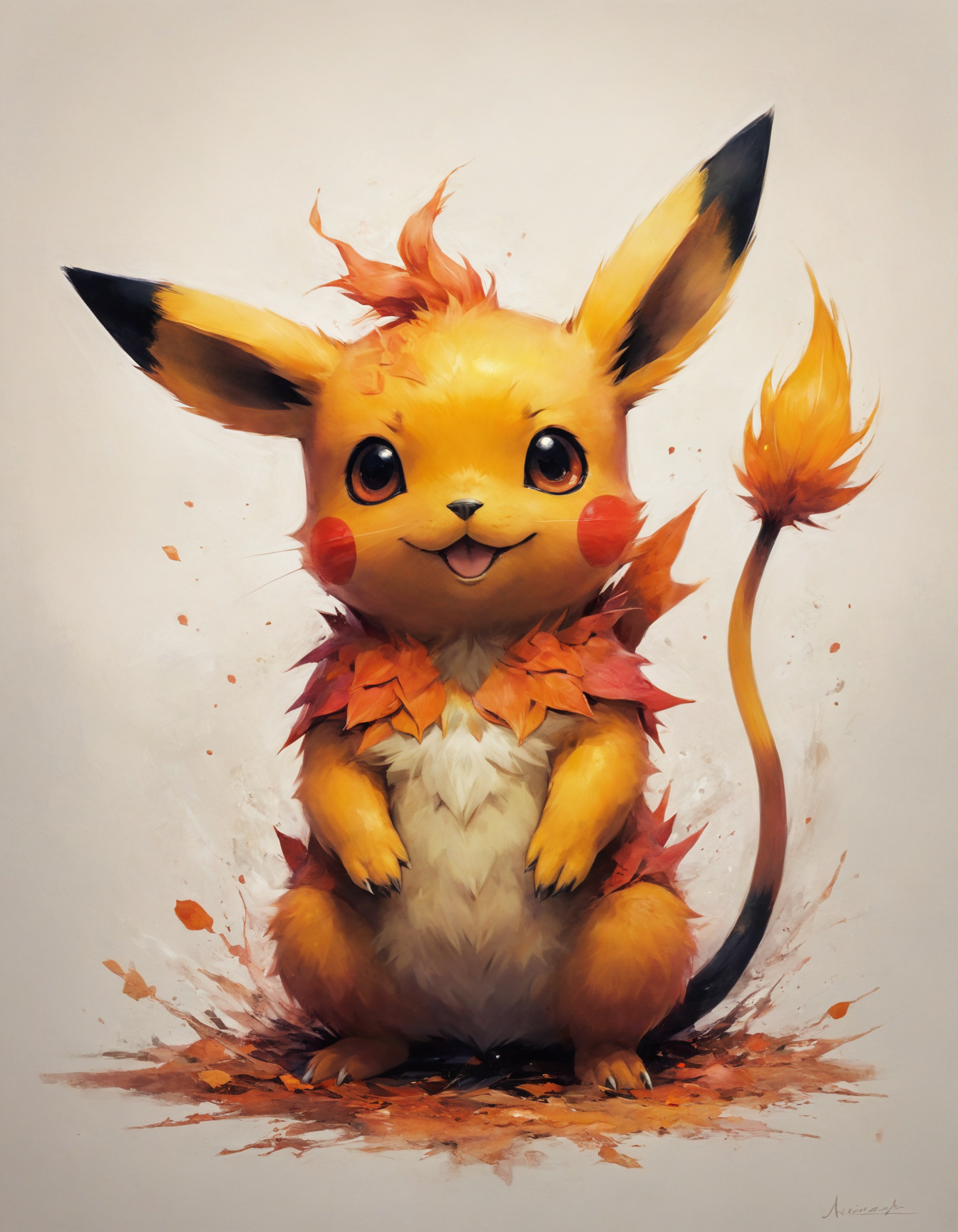 by Alexandre Jacovleff, Pokémon style art, Vibrant, cute, anime, fantasy, reminiscentPokémon series,, (luminar but extremely beautiful:1.4), (masterpiece, best quality:1.4) , in the style of nicola samori,
<lora:epi_noiseoffset2:0.5> <lora:add-detail-xl:1> <lora:xl_more_art-full_v1:0.5>  <lora:NicolaSamori:0.7>