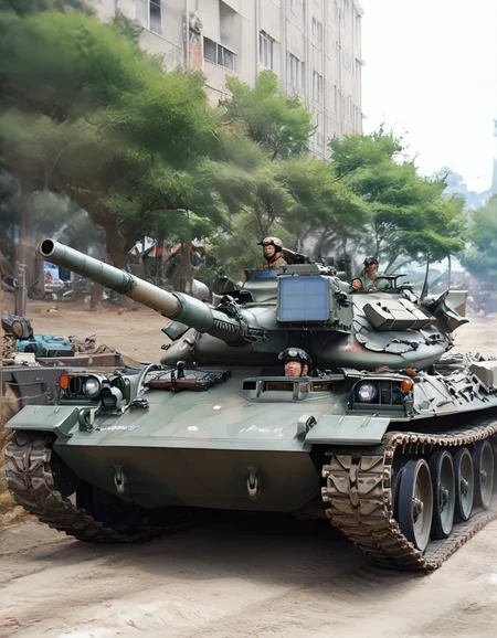score_9, score_8_up, score_7_up, source_real,realistic, photorealistic, BREAK <lora:detailed_notrigger:1> <lora:zy_Detailed_Backgrounds_v1:1> extremely detailed, detailed background,
Type74MBT, ground vehicle, motor vehicle, tank, military vehicle, military, caterpillar tracks, multiple boys, sky, tree, day, outdoors, <lora:BDpony_Type74MBT_V1-13770:1>,