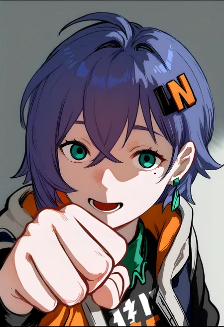 1girl, use fire punch, belle \(zenless zone zero\), zenless zone zero, blue hair, blue eyes,
<lora:cfg_scale_boost:0.4>,<lora:nai_noob_new_1536:0.0>,<lora:nyaliaXLNBVP1lokrV6311P:0.0>, <lora:illustriousXL_stabilizer_v1.23:0.4>, <lora:use-fire-punch-000073:1>, (masterpiece, best quality, newest, highres:1.3), good quality, very aesthetic, absurdres, newest, very awa,