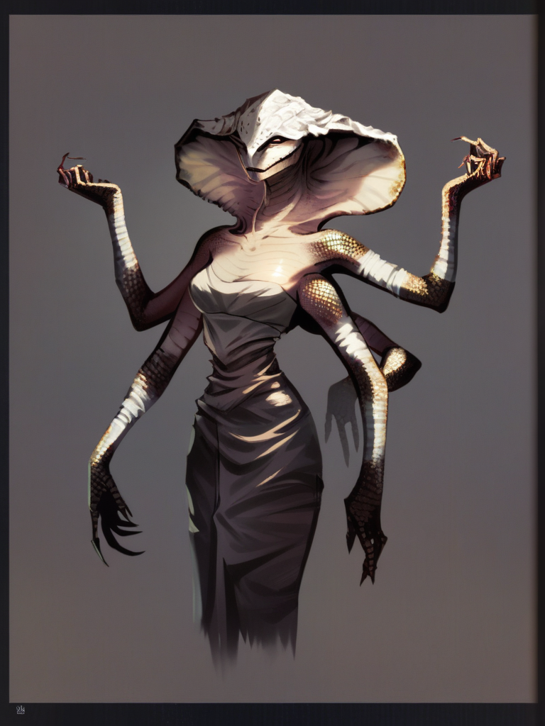 snake woman[:, darksouls:0.3], scalie lizard person, four arms, lege
score_8_up <lora:DarkSouls Art:1>