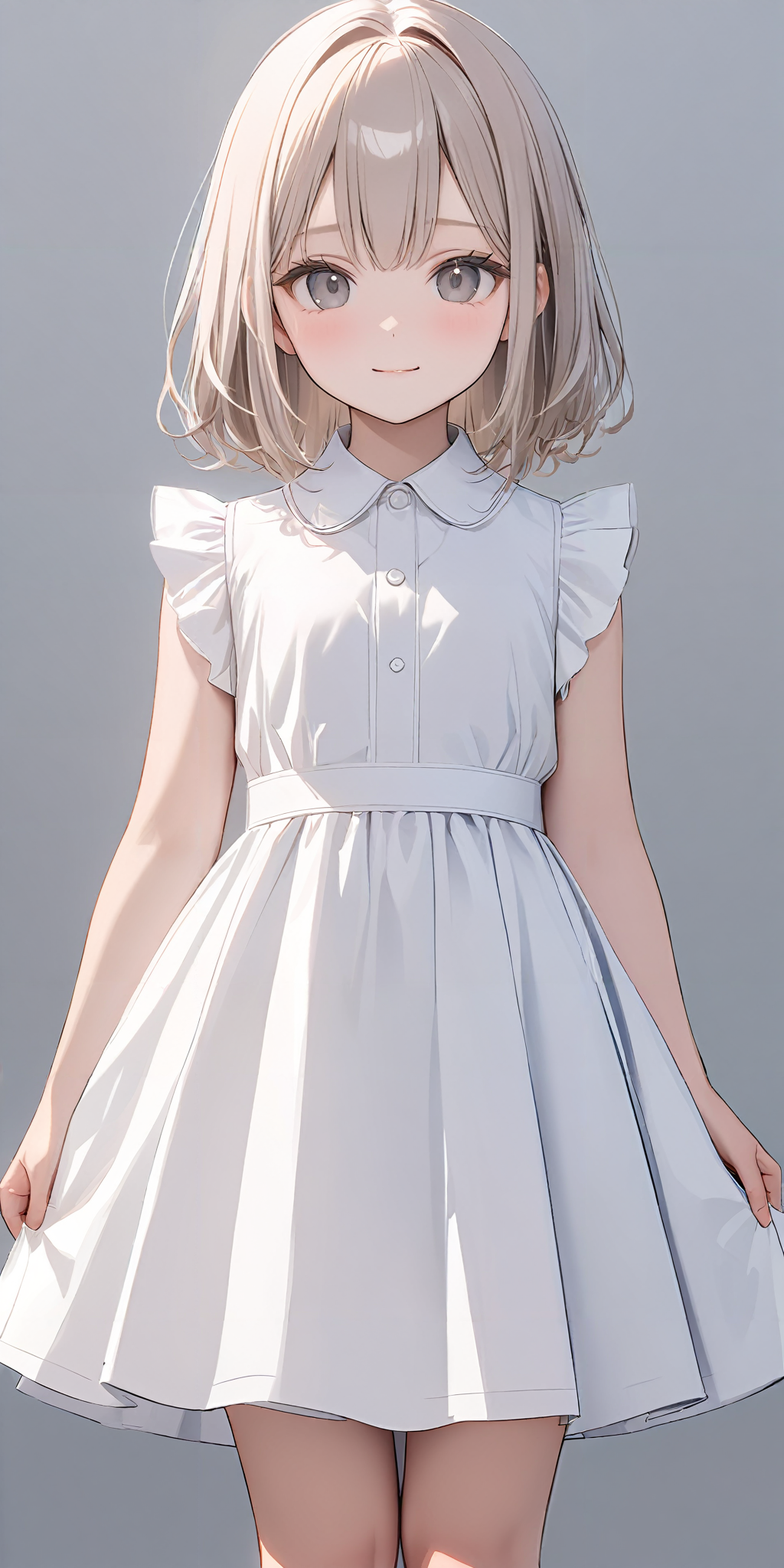 masterpiece,ultra-detailed,best quality,8K,illustration,cute face,clean skin ,shiny hair,girl,simple background,cowboy shot,
 <lora:add-detail-xl:1> <lora:jyoji one piece_XL_V1.0:1>  jyojifuku, dress