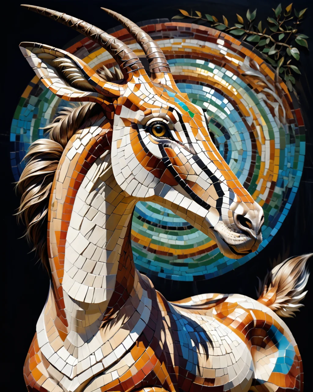 score_9, score_8_up, score_7_up, intricate details, rating_safe,
<lora:MosaicStyle:1>,
1boy(Mosaic, made from colored stone pieces,
feral furry, gazelle,
full body, looking at the viewer, solo, smiling), black background,
<lora:ral-chrosc-clr:0.3>, ral-chrosc-clr,
<lora:xl_more_art-full_v1:0.3>,
<lora:add-detail-xl:0.3>