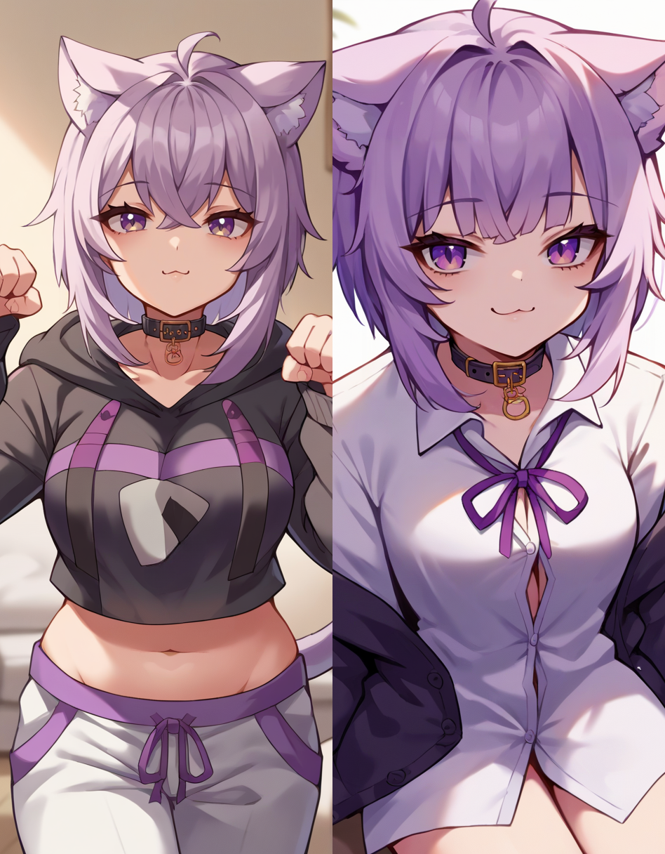 score_9, score_6_up, source_anime, 1girl, solo, (prompt varies by image) <lora:nekomata_okayu_sdxl_pony:1>