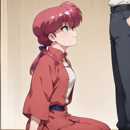 masterpiece,best quality,amazing quality,very aesthetic,absurdres,newest, huge filesize,
<lora:spo_sdxl_10ep_4k-data_lora_webui:0.5>,
<lora:add-detail-xl:1>
1girl Ranma, red hair, green eyes, sitting female,
(from side,side view), seductive smile,
open clothes, looking at side, looking up, focus on face, head at center of frame